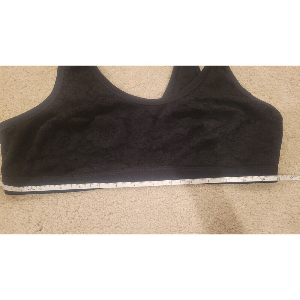 Aerie Lacy Black Bra XL. Elastic Banding, Sports Bra Strap-Sexy/Comfy gym - Picture 4 of 6